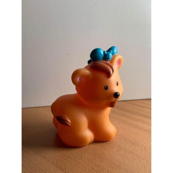 Fisher Price Little People Ark Male LION Cub Blue Butterfly Rare - Picture 1 of 7